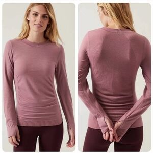 NWT Athleta Wool Blend Foresthill Ascent Top